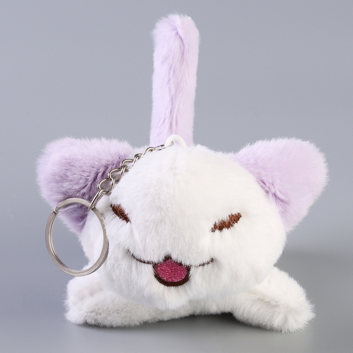 Мягкая игрушка «Кот» на брелоке, 13 см, цвет МИКС Мягкая игрушка «Кот» на брелоке, 13 см, цвет МИКС