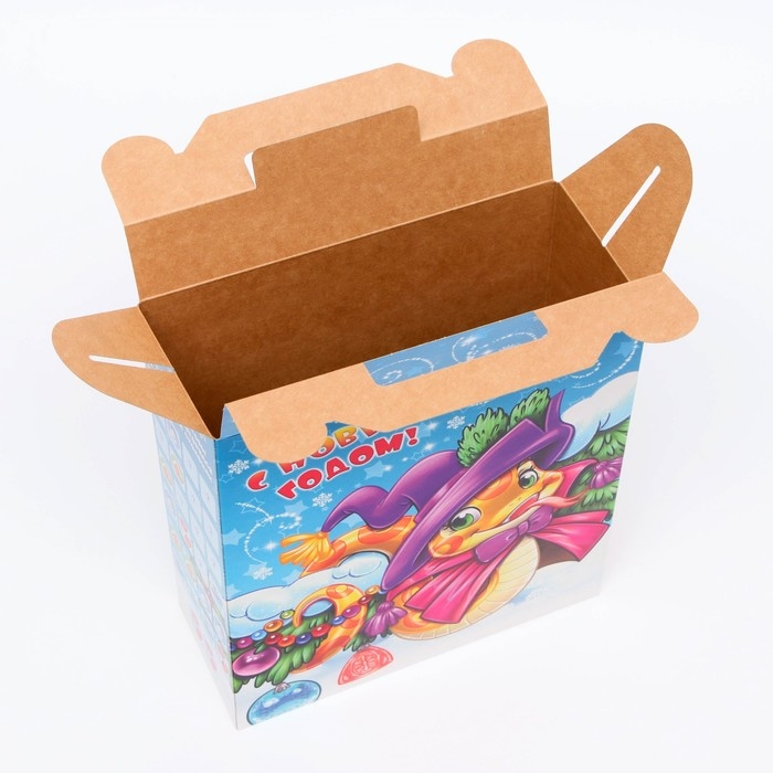 Новый год. Подарочная коробка новогодняя Эники-Беники 17 х 7 х 25,5 см. Новый год. Подарочная коробка новогодняя Эники-Беники 17 х 7 х 25,5 см.