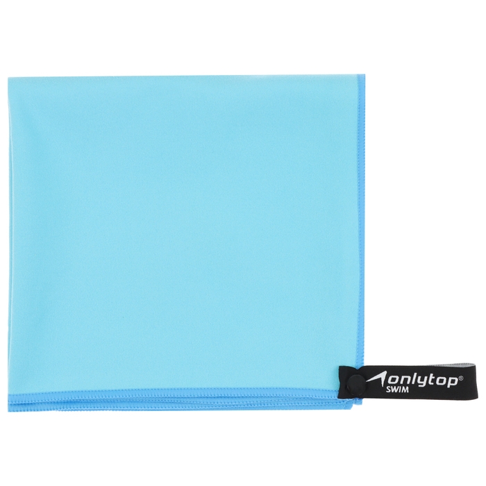 Полотенце из микрофибры ONLYTOP, 40х80 см, цвет голубой Полотенце из микрофибры ONLYTOP, 40х80 см, цвет голубой