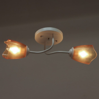 Люстра 1341001/2BR E27 15Вт белый-коричневый BayerLux