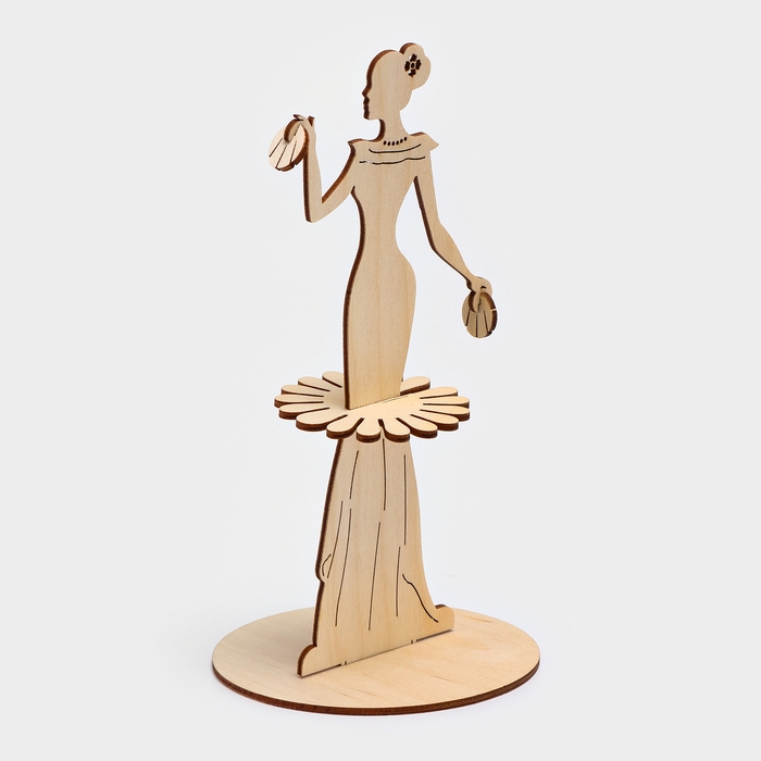 Салфетница деревянная «Статная», с держателем для чая, 25×13×13 см Салфетница деревянная «Статная», с держателем для чая, 25×13×13 см