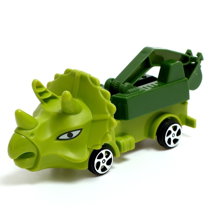 Набор грузовиков &laquo;Парк животных. Динозавры&raquo;, инерция, МИКС