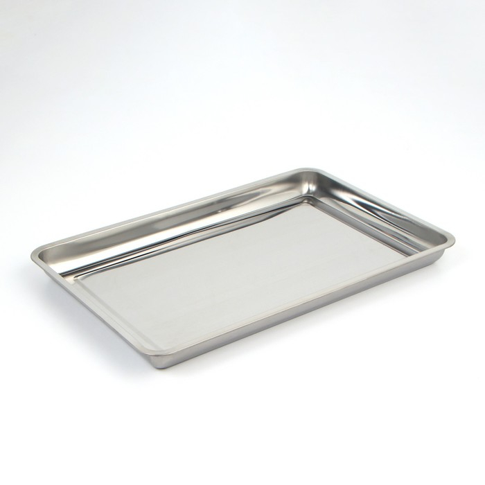Противень из нержавеющей стали Luxstahl, 60×40×4,8 см Противень из нержавеющей стали Luxstahl, 60×40×4,8 см
