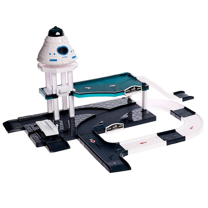 Парковка &laquo;Космическая станция&raquo;, световые эффекты