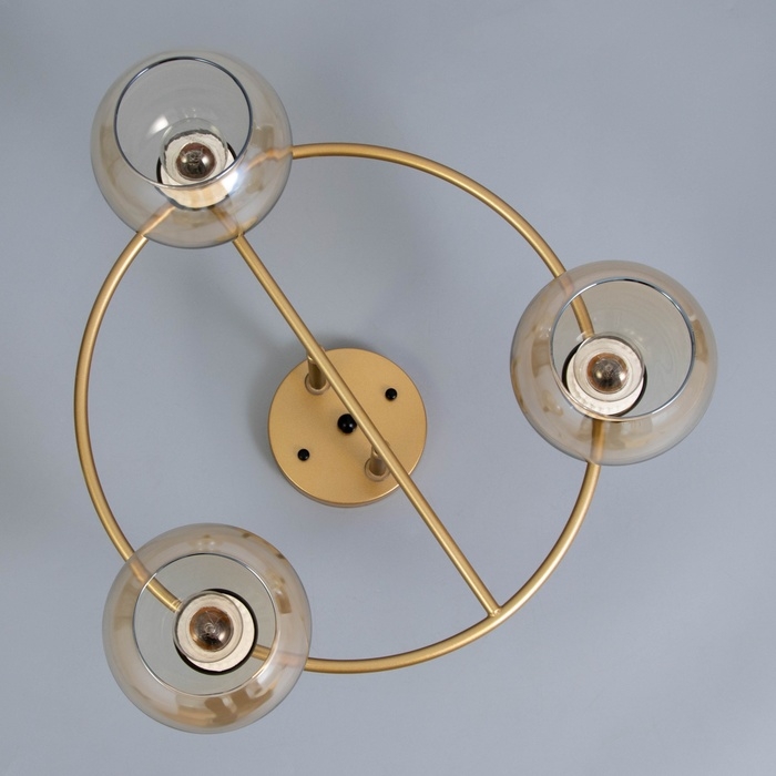 Люстра Люстра "Сицилия" 3х60Вт Е27 Золото 49х49х25,5см