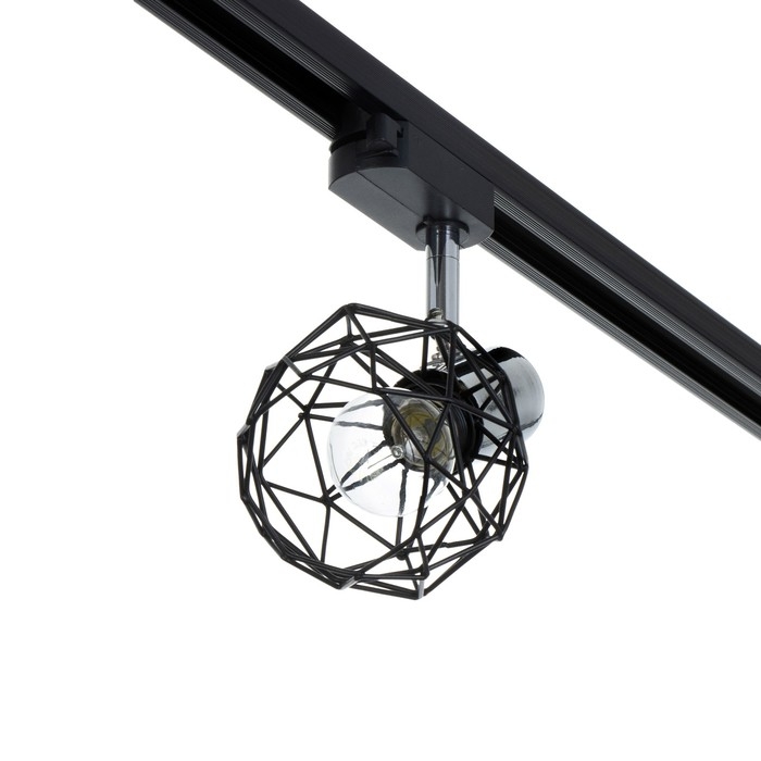 Светильник трековый Светильник трековый "Арпи" Е14 40Вт черный 15х12х18см