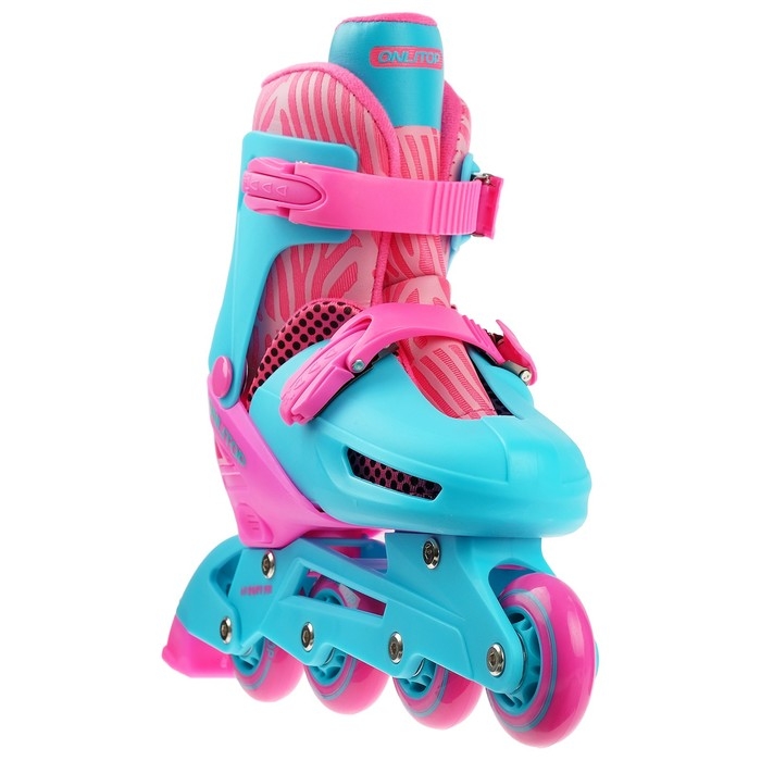 Роликовые коньки раздвижные ONLYTOP, р. 30-33, колёса PVC 64 мм Роликовые коньки раздвижные ONLYTOP, р. 30-33, колёса PVC 64 мм