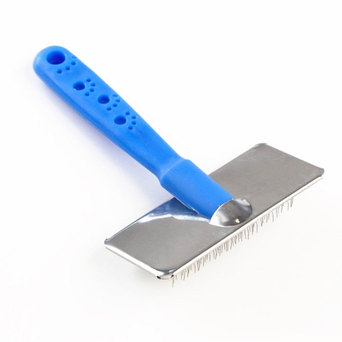 Пуходерка  Пуходерка "Лапки" средняя без капель, 9 х 12 см, синяя