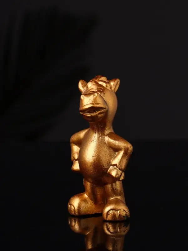 Фигура  Фигура "Конь реальный" 8 см, бронза