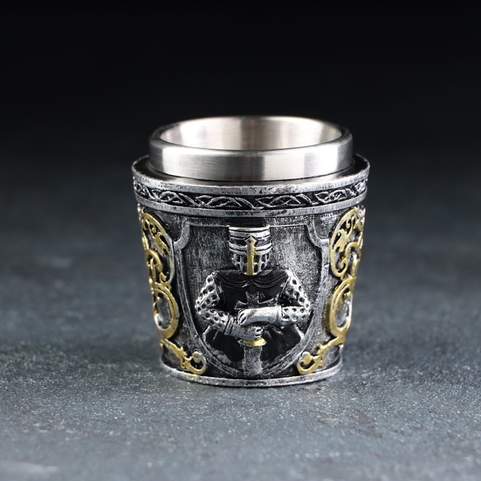 Стопка «Рыцарь», 60 мл, 6,3×6,3 см Стопка «Рыцарь», 60 мл, 6,3×6,3 см