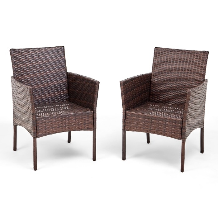 Набор садовой мебели: 2 кресла 57 x 59 x 81 см, стол 40 x 40 x 45 см Набор садовой мебели: 2 кресла 57 x 59 x 81 см, стол 40 x 40 x 45 см