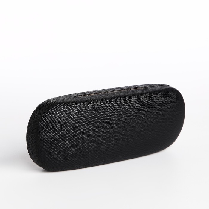 Футляр для очков на хлопушке, длина 16 см, цвет чёрный Футляр для очков на хлопушке, длина 16 см, цвет чёрный