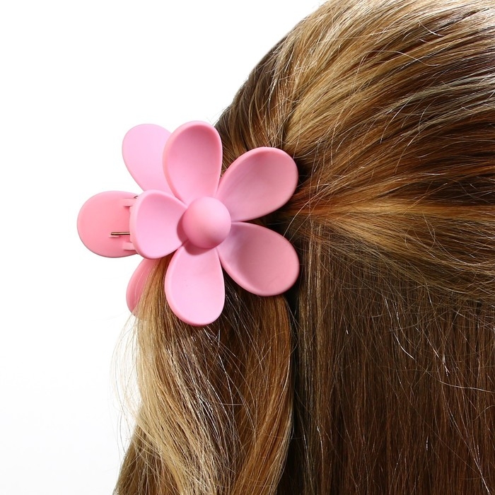 Краб для волос цветок «Ты прекрасна», 7.5 х 3.5 см Краб для волос цветок «Ты прекрасна», 7.5 х 3.5 см