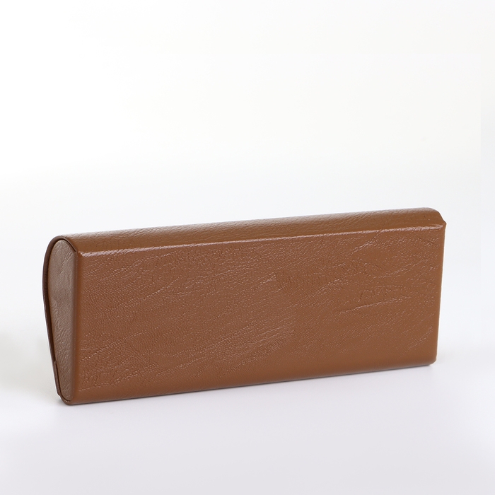 Футляр для очков на магните, длина 16 см, цвет коричневый Футляр для очков на магните, длина 16 см, цвет коричневый