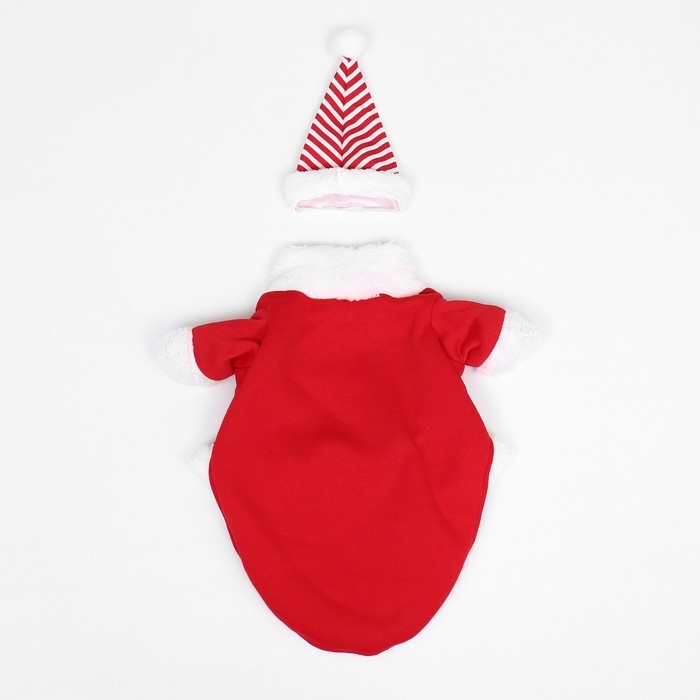 Новый год. Новогодний костюм для собак  Новый год. Новогодний костюм для собак "Клаус", размер XS (ДС 20, ОГ 30см)