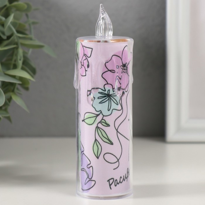 Ночник Ночник "Свеча" (Лицо) 3хLR1130 3,8х3,8х12см