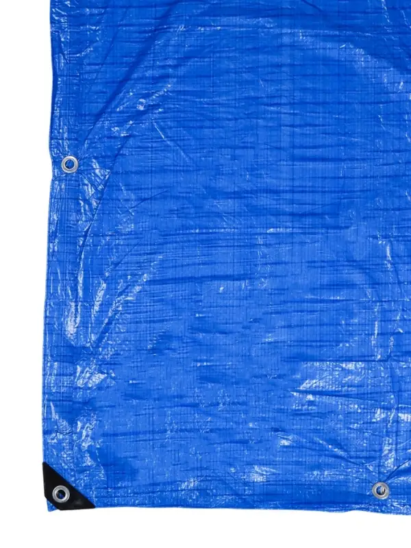 Тент защитный, 8 × 4 м, плотность 60 г/м², УФ, люверсы шаг 1 м, тарпаулин, УФ, синий Тент защитный, 8 × 4 м, плотность 60 г/м², УФ, люверсы шаг 1 м, тарпаулин, УФ, синий