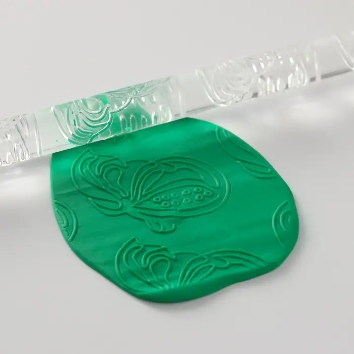 Скалка для творчества акрил &laquo;Папайя&raquo;, 16&times;1 см