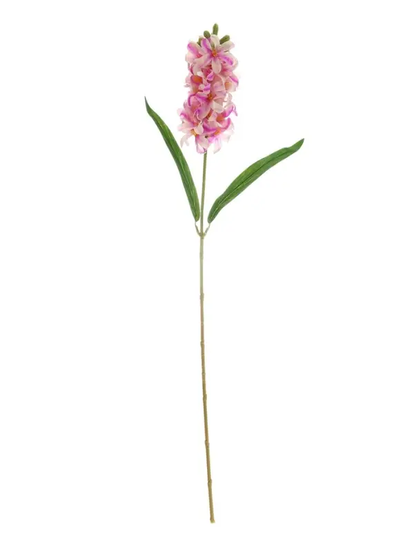 Цветы искусственные &laquo;Гиацинт галант&raquo;, 66&times;5 см, бело-сиреневые