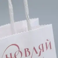 Пакет подарочный крафтовый, упаковка, «Вдохновляй», 15 х 10 х 6 см