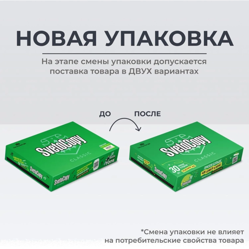 Бумага SvetoCopy (А4, марка С, 80 г/кв.м, 500 л) СПб