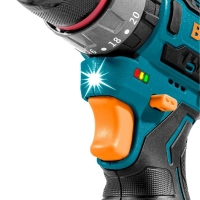 Дрель-шуруповерт аккумуляторная ударная Bort BAB-16U (2x2А.ч)