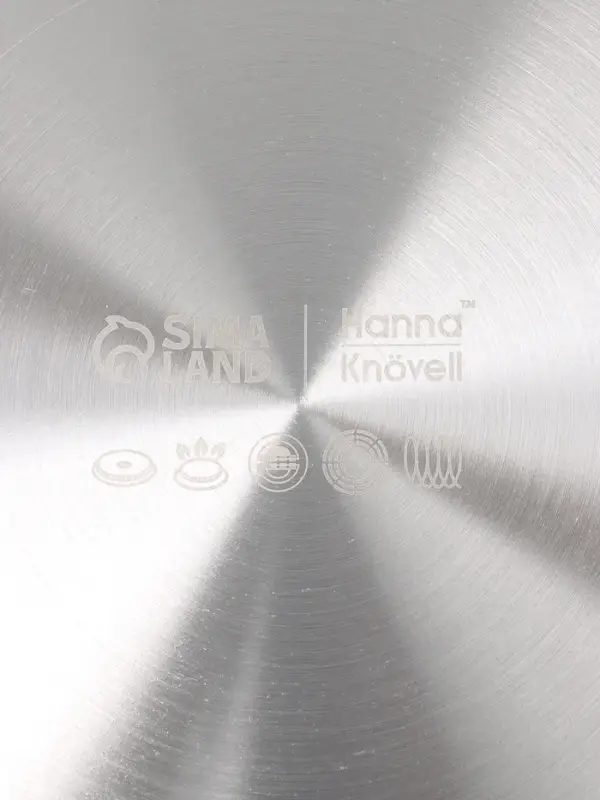 Сковорода 3Ply Hanna Kn&ouml;vell, d=28 см, h=5.5 см, толщина 2.2 мм, индукция, нержавеющая сталь