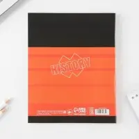 Тетрадь в клетку, предметная, 48 л.,на скрепке, А5 &laquo;ШРИФТЫ. История&raquo;