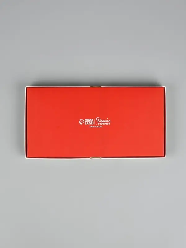 Коробка для шоколада &laquo;С Новым годом!&raquo;, с окном, 9&times;1.5&times;18 см