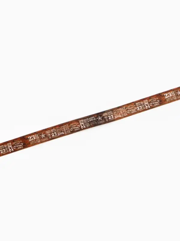 Лента атласная &laquo;23 февраля&raquo;, 2.5 см &times; 22.5 (&plusmn; 1) м, коричневая