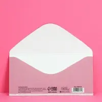 Конверт для денег «От всего сердца», 16.5×8 см