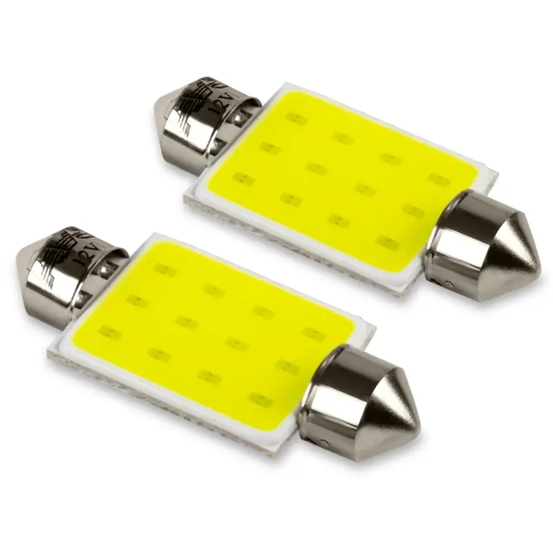 SV035 T11/белый/ (SV8,5/8) COB 12 chip 39 мм, блистер 2 шт.