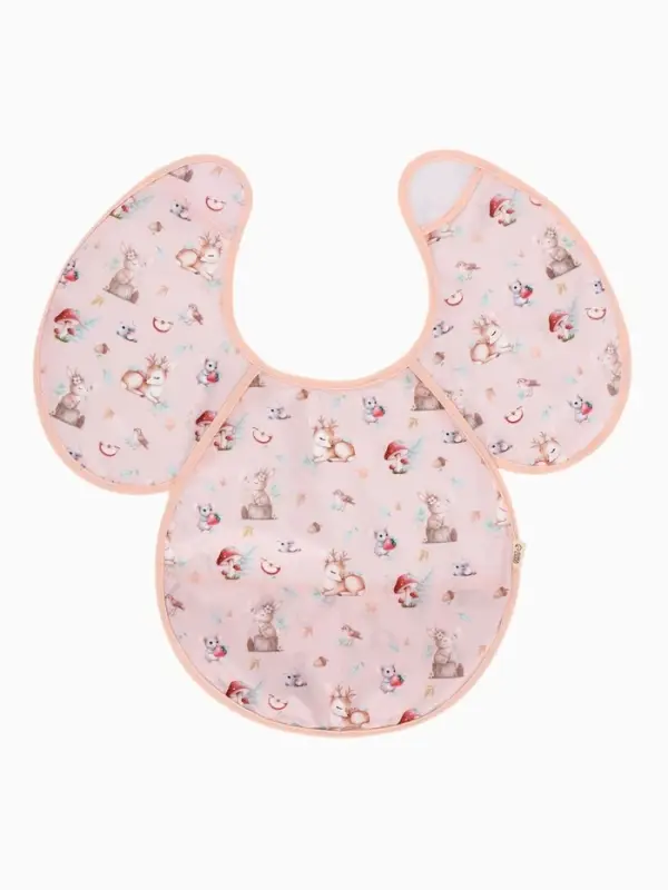 Нагрудник для кормления непромокаемый с карманом &laquo;Лесные мотивы&raquo; M&B