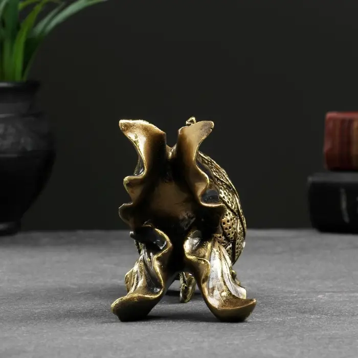Фигурка полистоун &laquo;Золотая рыбка&raquo;, золото, 13&times;6&times;8 см