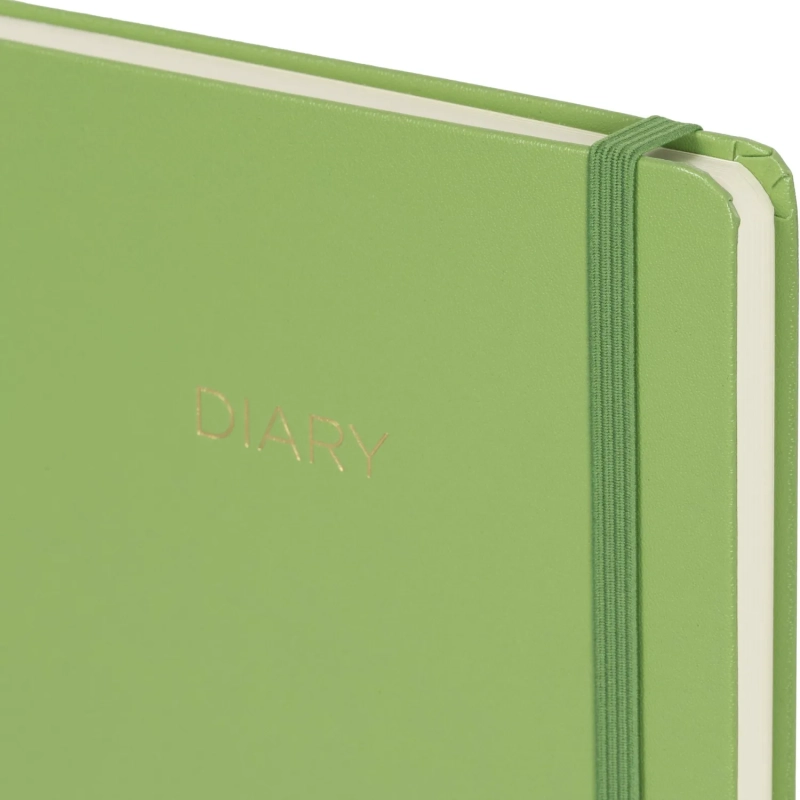 Ежедневник недатированный зеленый, А5 136 л., Dairy, ATTACHE