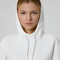 Худи унисекс Begi, молочно-белое, размер XS