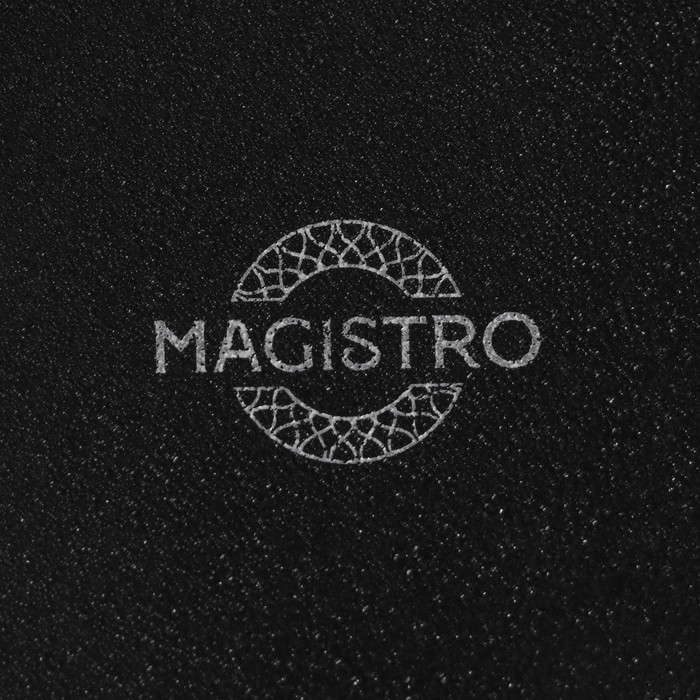 Миска фарфоровая Magistro Line, 1,3 л, d=17,5 см, цвет чёрный Миска фарфоровая Magistro Line, 1,3 л, d=17,5 см, цвет чёрный
