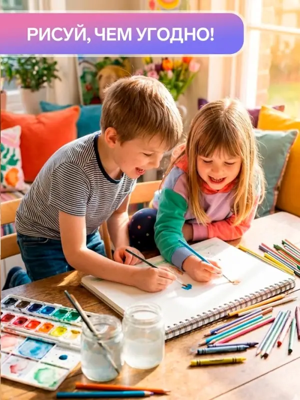 Альбом для рисования Calligrata &laquo;На стиле&raquo; А4, 24 листа, на скрепке, плотность листов 100 г/м&sup2;, обложка из мелованной бумаги