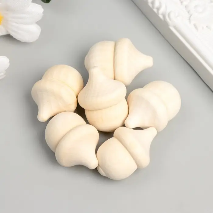 Декор для творчество дерево "Жёлудь" 3,6х2,4 см