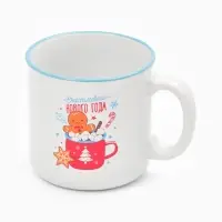 Кружка чайная новогодняя «Счастливого года», 530 мл Кружка чайная новогодняя «Счастливого года», 530 мл