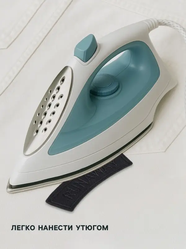 Термоаппликация Runaway, 8.3×2.5 см, чёрная Термоаппликация Runaway, 8.3×2.5 см, чёрная