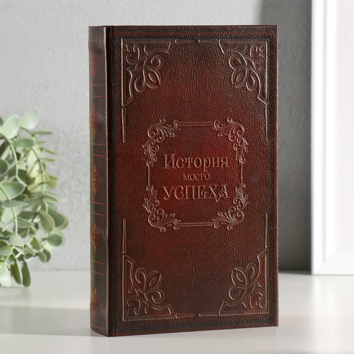 Сейф-шкатулка дерево  Сейф-шкатулка дерево "История моего успеха" 21x13.5x5