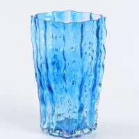 Ваза &laquo;Фонс&raquo;, 24&times;14.5 см, стекло, синяя