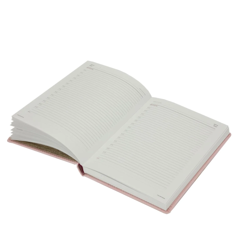 Ежедневник недатированный А5+, 136л, Velvet зефирный розовый  3-115/34