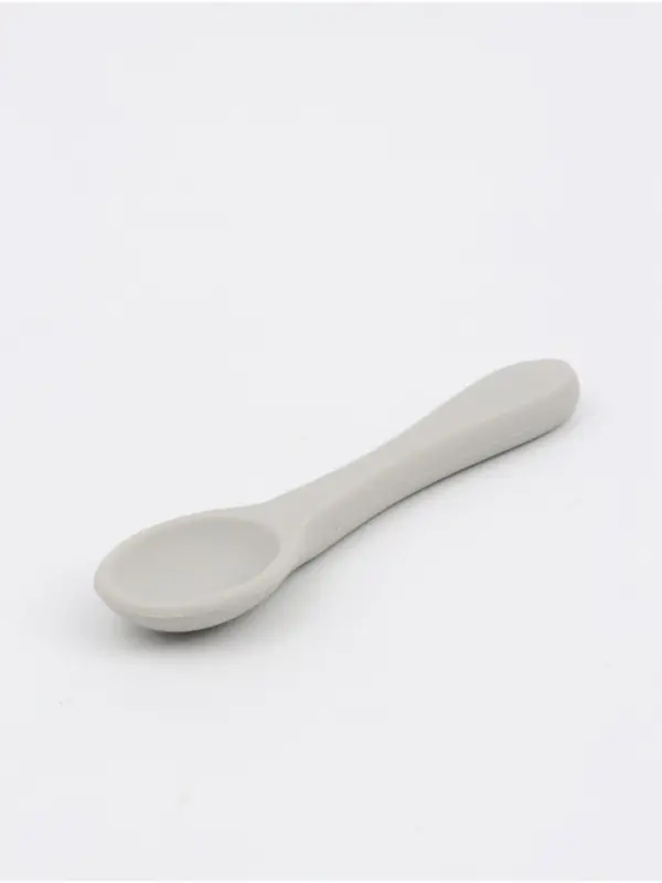 Набор детской посуды для кормления силиконовый с прорезывателем, 5 предм., M&B