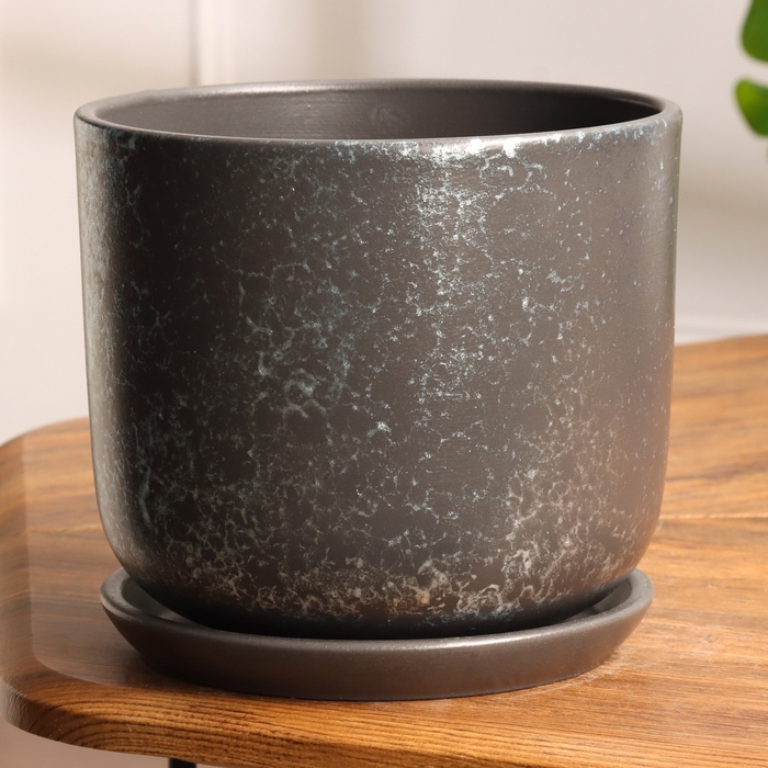 Горшок цветочный Питон графит 3 л Горшок цветочный Питон графит 3 л