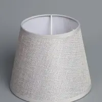 Абажур BayerLux &laquo;Кантри. Рогожка&raquo;, E27 или E14, светло-бежевый, 16&times;16&times;13 см