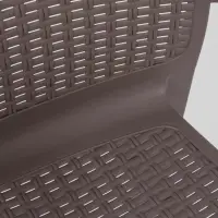 Стул садовый пластиковый Rattan, 50.6&times;58&times;83.3 см, цвет французский платан