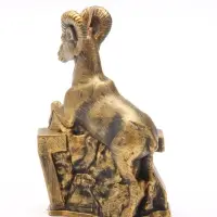 Свеча новогодняя &laquo;Козёл 2027&raquo;, 7.5&times;6.6&times;12.5 см, бронза