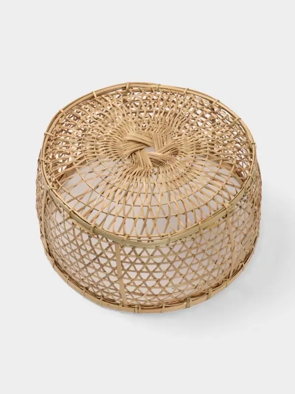 Корзина плетёная &laquo;Клоус&raquo;, 36&times;36&times;14 см, бамбук, светлая